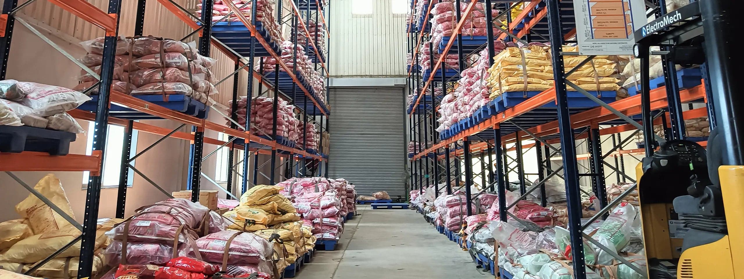 Vasant Masala storage facility